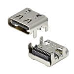 Adam Tech USB-C40-S-RA-CS6-SMT-BK-30-T/R Büyütülmüş Görüntü