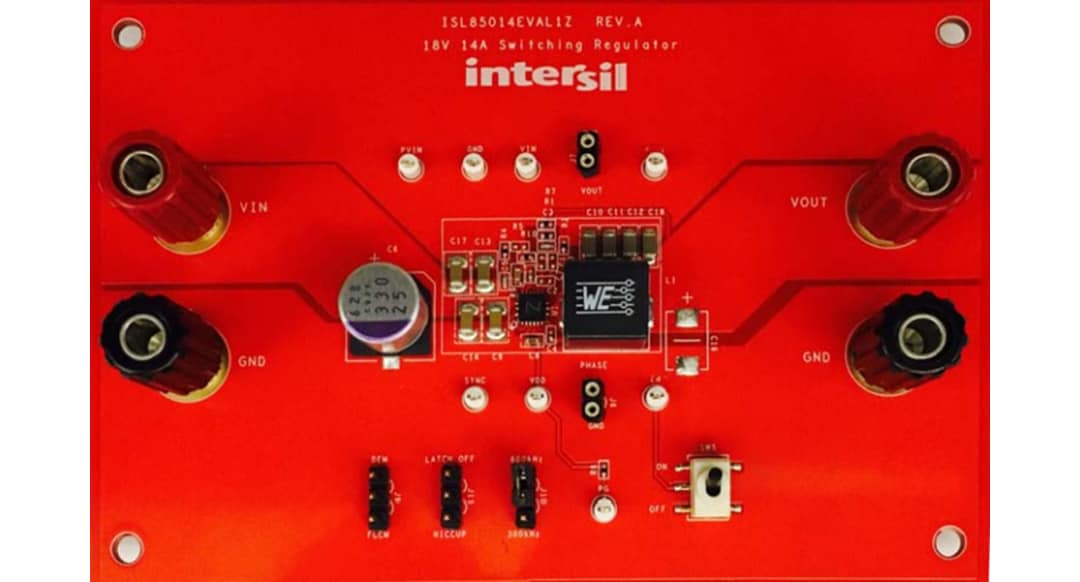 Renesas Electronics ISL85014EVAL1Z Evaluation Board