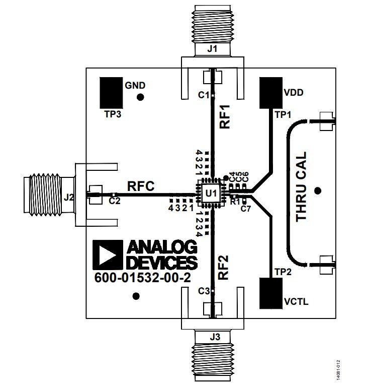 Analog Devices Inc. EVAL-ADRF5130 Evaluation Board