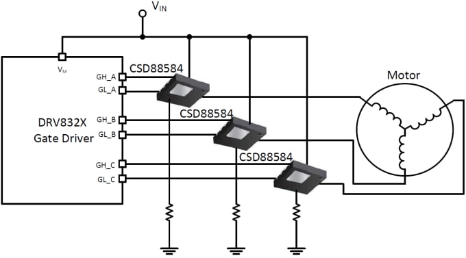 Texas Instruments CSD88584Q5DC 40V Half-Bridge NexFET Power Block