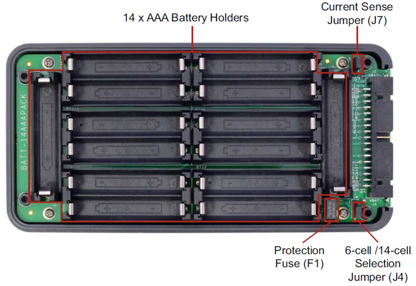 Block Diagram - NXP Semiconductors BATT-14AAAPACK Configurable Battery Pack