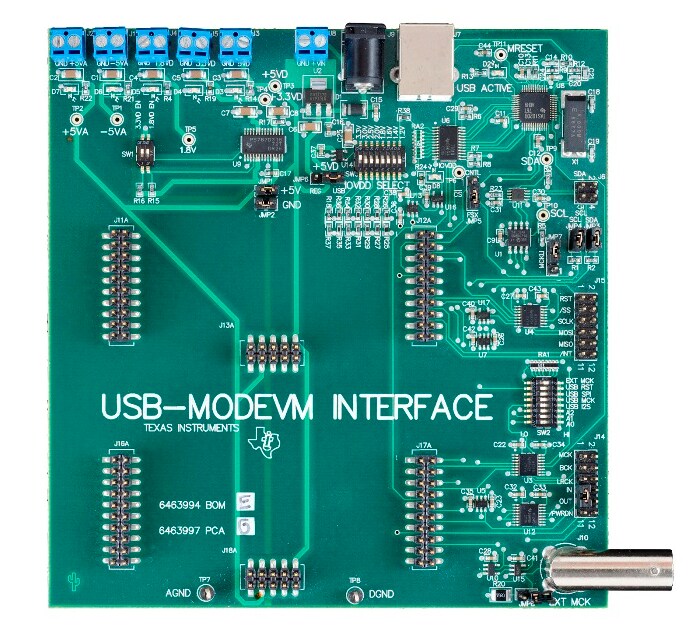 Texas Instruments TLV320AIC34EVM-K Eval Module & USB Motherboard