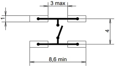 Mechanical Drawing - C&K Switches KSC-XA Soft Sound Tactile Switches