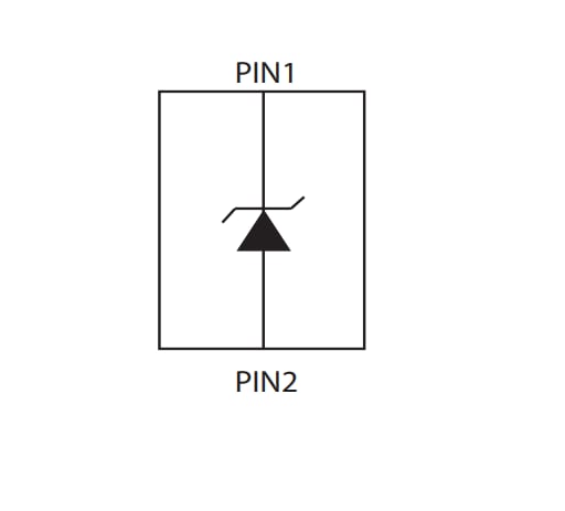 Block Diagram - Littelfuse SC11xx Discrete Unidirectional TVS Diodes