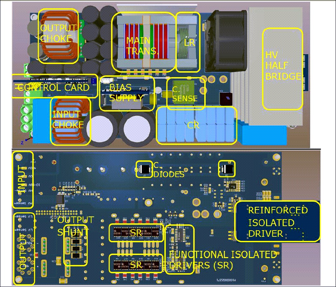 Mechanical Drawing - Infineon Technologies 3300W LLC DC-DC Converter Evaluation Board