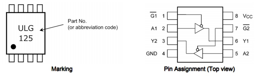 Toshiba 7UL2G125FK & 7UL2G126FK Integrated Circuits
