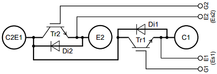 Application Circuit Diagram - Mitsubishi Electric S/S-1 Industrial IGBT Modules