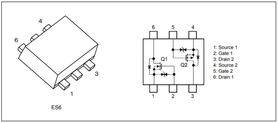 Toshiba SSM6L56FE Silicon P-/N-Channel MOSFETs