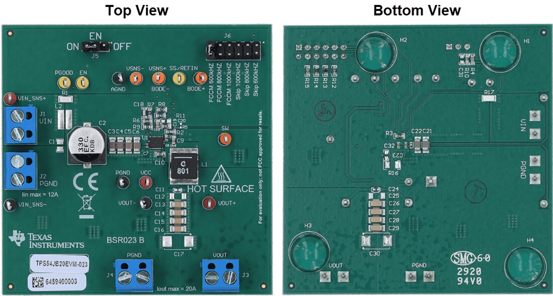 Mechanical Drawing - Texas Instruments TPS54JB20EVM-023 Converter Evaluation Module