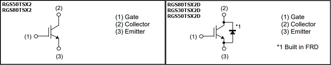 Schematic - ROHM Semiconductor RGSx0TSX2x Field Stop Trench IGBTs