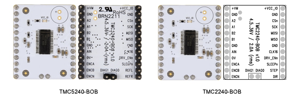 Location Circuit - Analog Devices / Maxim Integrated TMC2240-BOB & TMC5240-BOB Breakout Boards