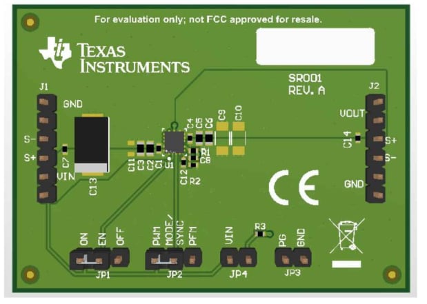 Location Circuit - Texas Instruments TPSM82851xEVM Evaluation Modules
