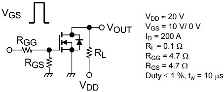 Application Circuit Diagram - Toshiba XPQR3004PB 40V 400A Automotive MOSFET