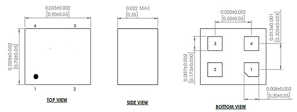 Chart - Abracon ABSES SMD SAW Filter