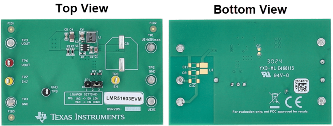 Location Circuit - Texas Instruments LMR51603EVM Converter Evaluation Module (EVM)