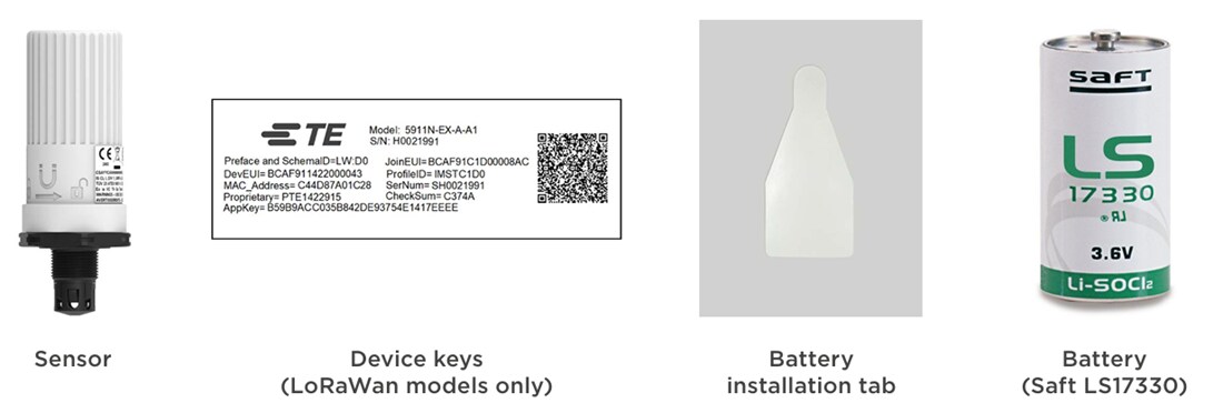TE Connectivity / Measurement Specialties 59xxN Wireless Humidity/Temperature Sensors