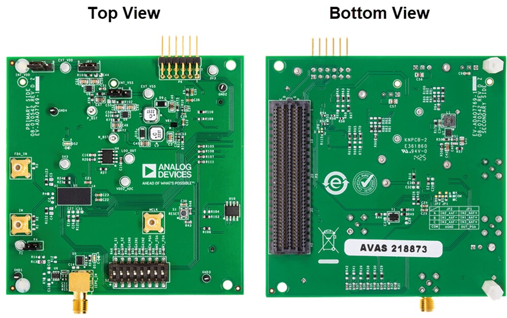 Mechanical Drawing - Analog Devices Inc. EV-ADAQ7769-1FMC1Z DAQ Evaluation Kit