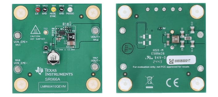 Location Circuit - Texas Instruments LMR60410QEVM Evaluation Module
